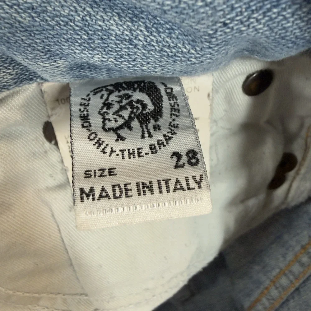 DIESEL Jeans Womens 28x31 Blue RONHAR BOOTCUT Low Rise Zip Fly Cowgirl Italy‎